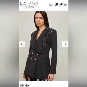 Kalayci London Irina blazer jacket size 4